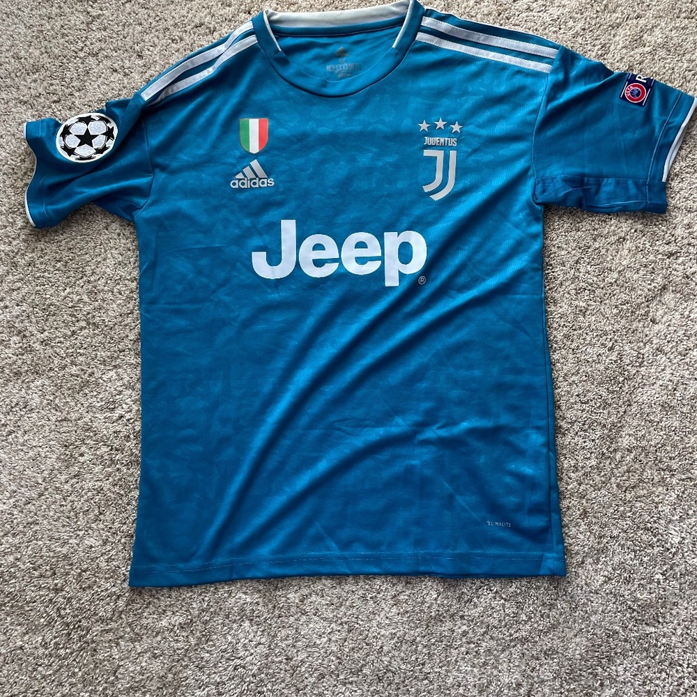 Adidas Climalite Cristiano Ronaldo Juventus FC soccer jersey